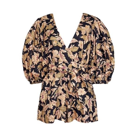 AMALIE THE LABEL x SHOWPO Emerita Playsuit, Kora Print, 10 (US) - Picture 1 of 8
